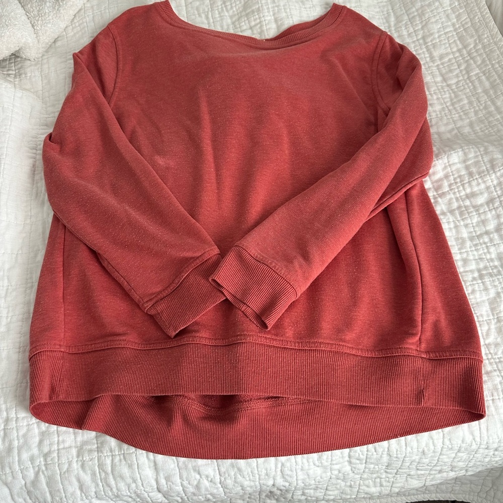 LOFT Coral Lounge Top